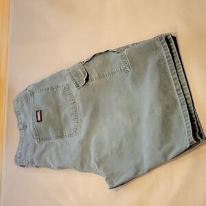 Dickies Size 42 Khaki Olive Green Cargo Shorts, Gently Used Condition